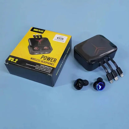 AURICULARES M88 PLUS POWER BANK