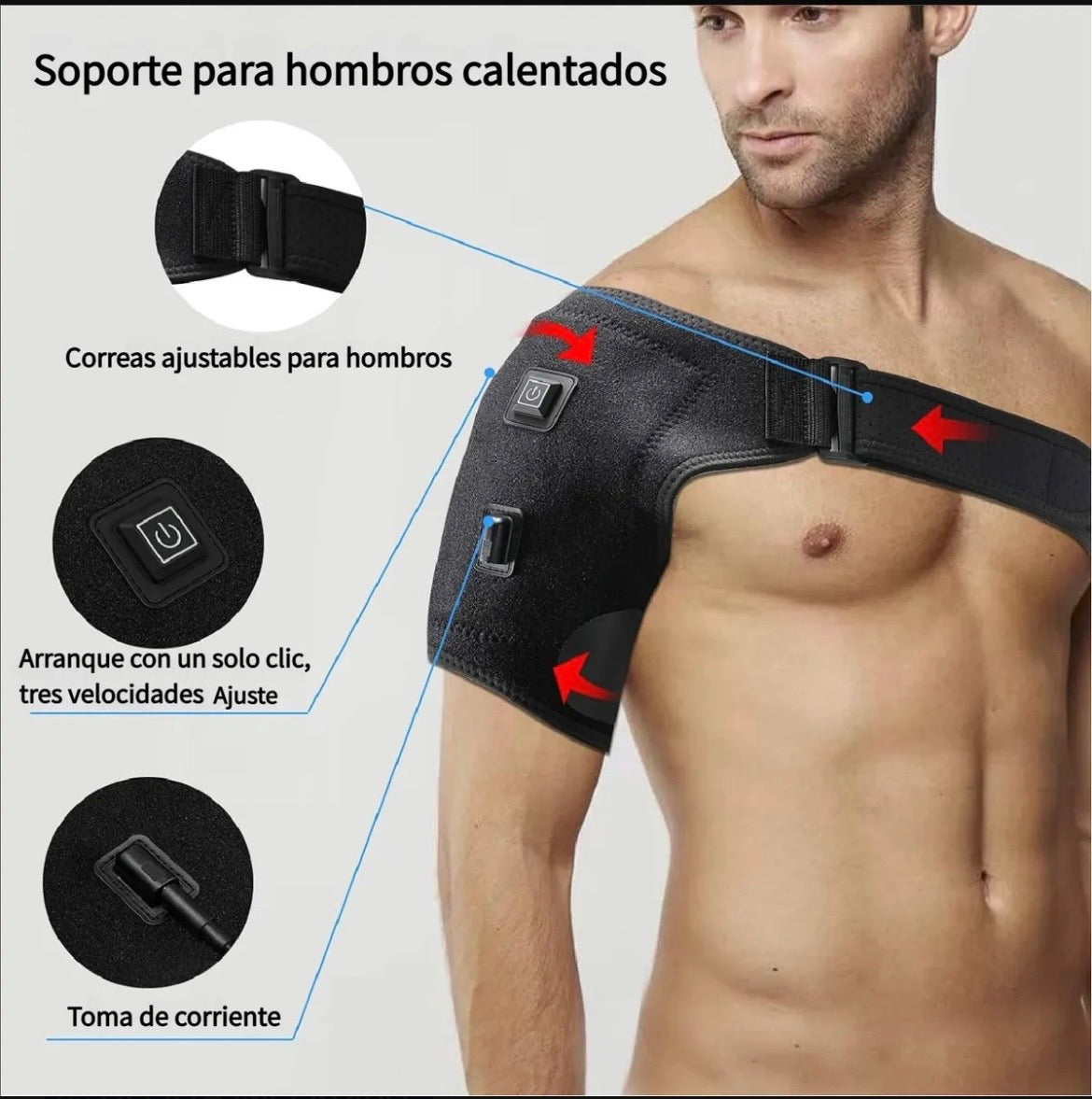 Hombrera Térmica 3 Niveles Calor