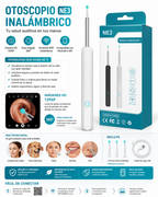 Otoscopio Limpiador Oidos Luz Camara HD