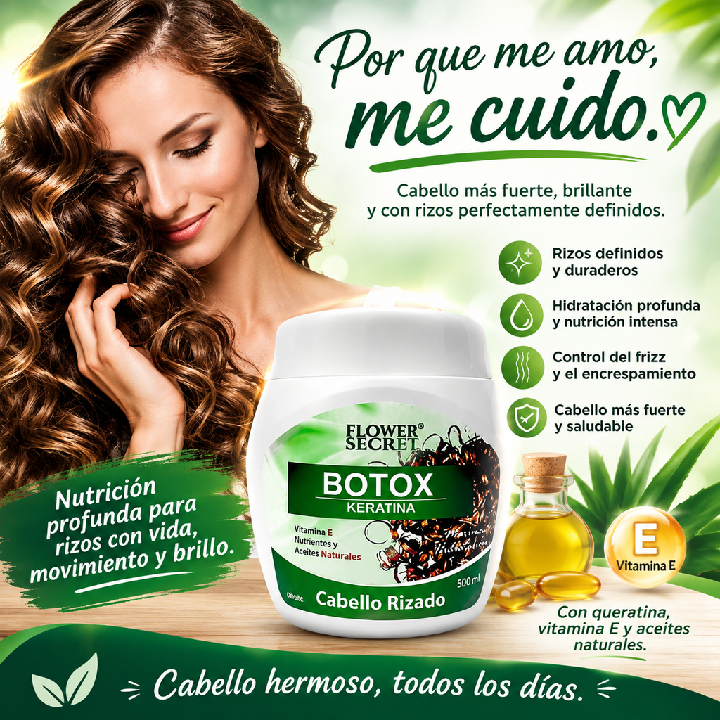 Botox Capilar Cabello Rizado