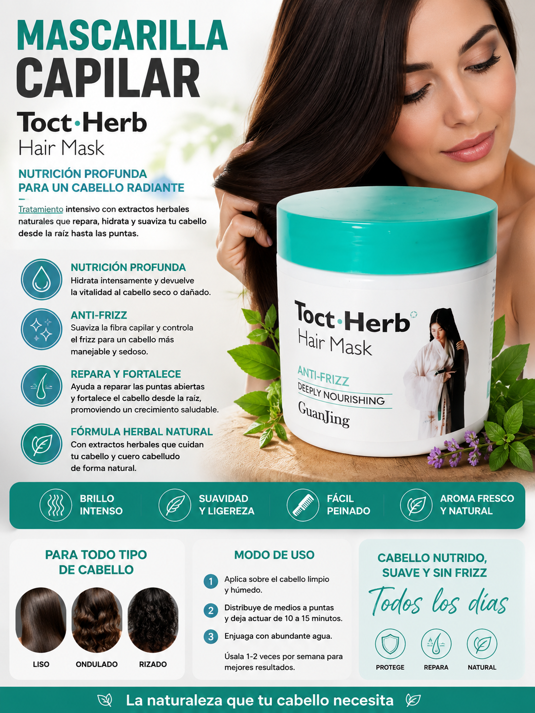 Mascarilla Capilar Control Frizz