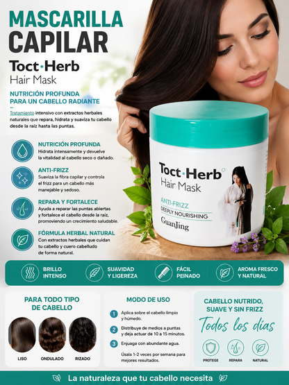 Mascarilla capilar para controlar el frizz