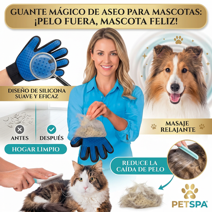 Guante Saca Pelos Pelusas De Mascotas Pe